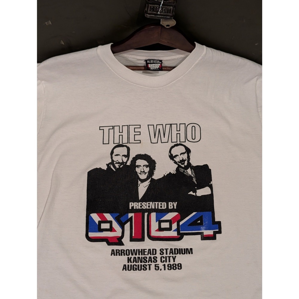 VTG 1989 THE WHO Tour XL Arrowhead Stadium Kansas City